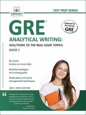 cover image of GRE Analytical Writing, Book 1